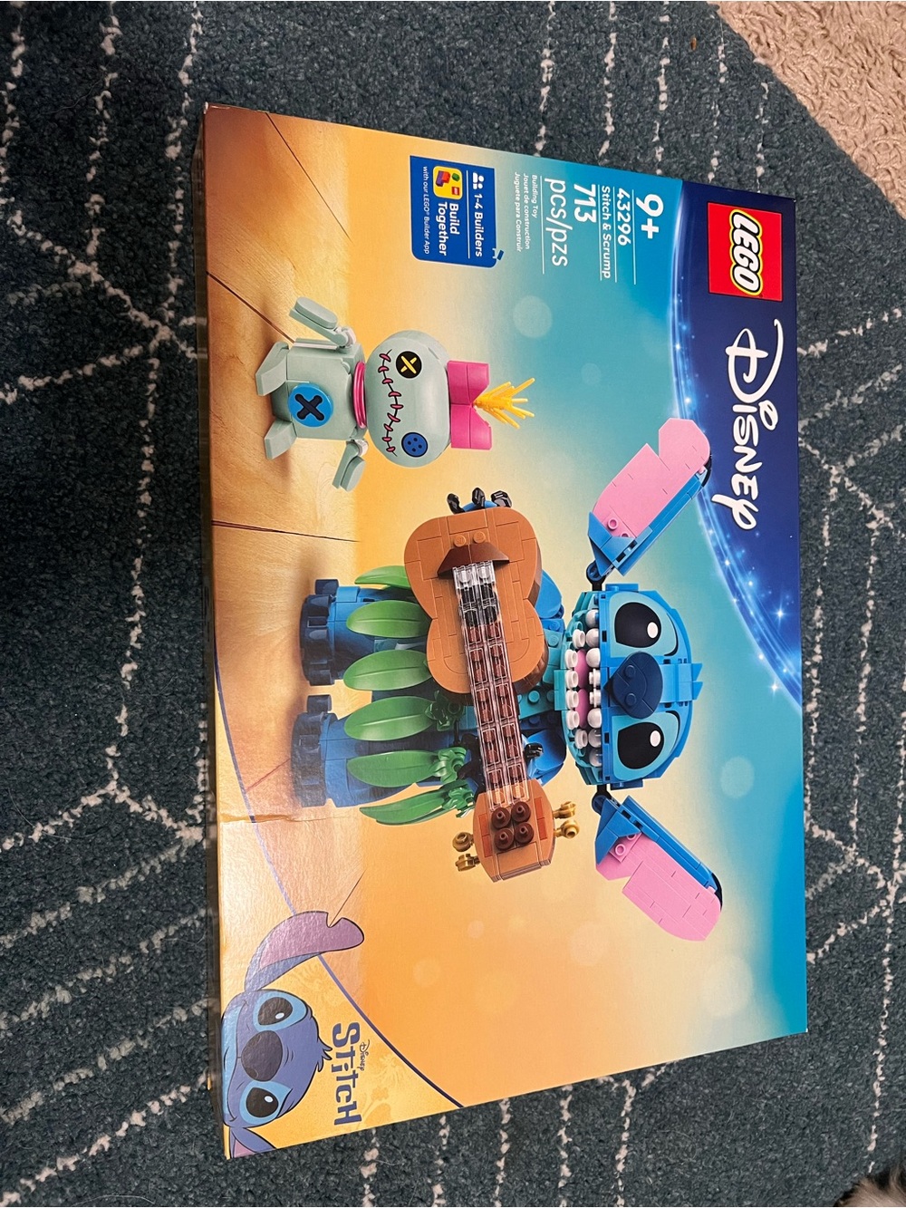 Lego Disney Stitch Figure Building Set - Blue, Pink & Green